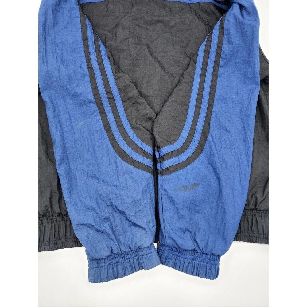 Vintage Starter Nylon Windbreaker Blue Long Sleeve Jacket Men's Size Large - Picture 11 of 11